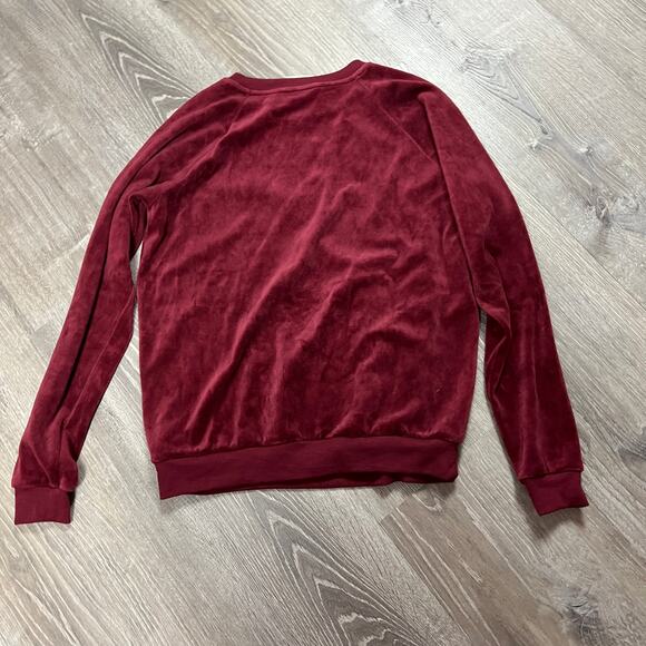 Knox Rose Women's Rust Red Long Sleeve Crewneck Sweatshirt - Size XS - NWT - Picture 9 of 9